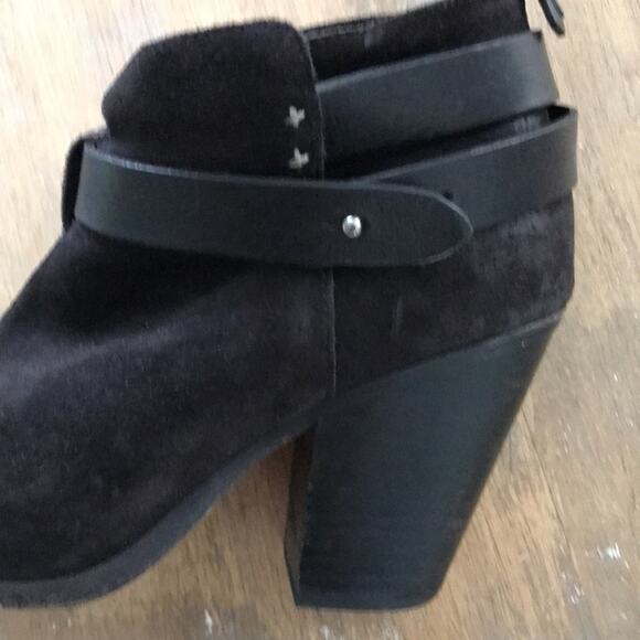 Rag & Bone Harrow Boots black suede 38.5 - Picture 10 of 13